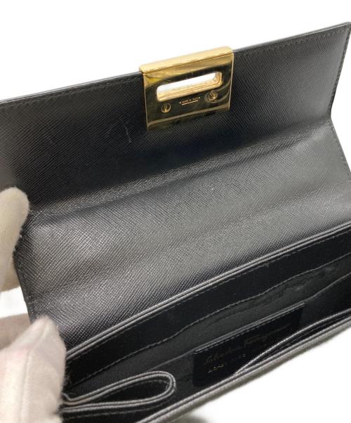 Salvatore Ferragamo（サルヴァトーレ フェラガモ）Salvatore Ferragamo (サルヴァトーレ フェラガモ) ガンチーニ ブラックの古着・服飾アイテム