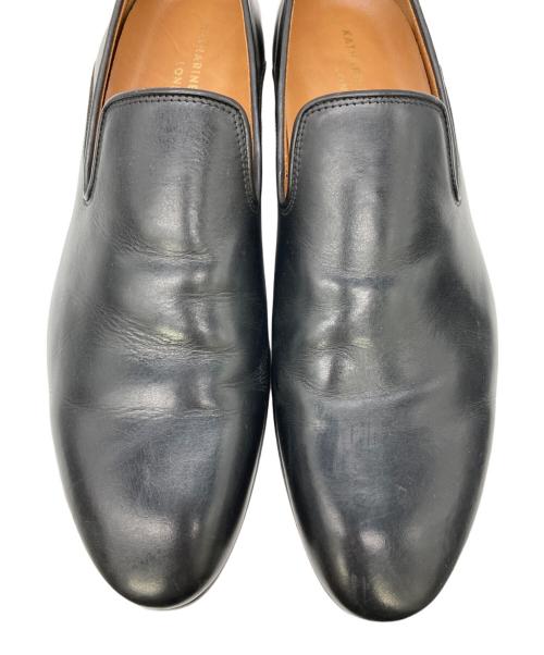 KATHARINE HAMNETT（キャサリンハムネット）KATHARINE HAMNETT (キャサリンハムネット) レザーシューズ ブラック サイズ:26 2/1の古着・服飾アイテム