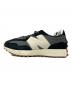 NEW BALANCE (ニューバランス) ローカットスニーカー ブラック×アイボリー サイズ:10 US：6000円