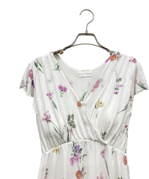 SNIDEL HOME（スナイデルホーム）SNIDEL HOME (スナイデルホーム) カットカシュクールワンピース ホワイト サイズ:Fの古着・服飾アイテム