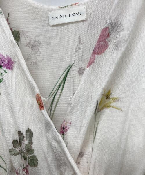 SNIDEL HOME（スナイデルホーム）SNIDEL HOME (スナイデルホーム) カットカシュクールワンピース ホワイト サイズ:Fの古着・服飾アイテム