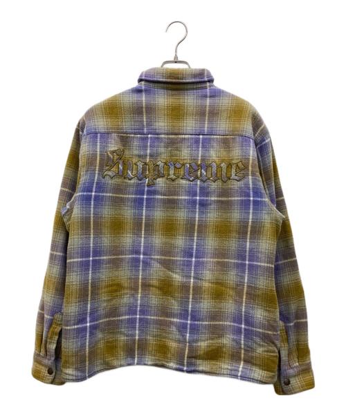 SUPREME（シュプリーム）Supreme (シュプリーム) shearling lined flannel shirt マルチカラー サイズ:Sの古着・服飾アイテム