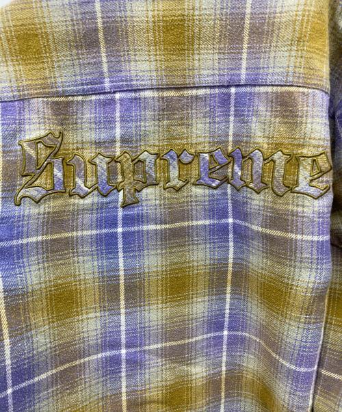 SUPREME（シュプリーム）Supreme (シュプリーム) shearling lined flannel shirt マルチカラー サイズ:Sの古着・服飾アイテム