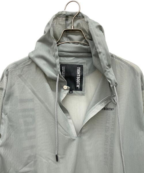 TIGHTBOOTH PRODUCTION（タイトブースプロダクション）TIGHTBOOTH PRODUCTION (タイトブースプロダクション) LABEL LOGO SHEER PARKA グレー サイズ:M 未使用品の古着・服飾アイテム