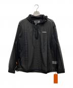 TIGHTBOOTH PRODUCTIONタイトブースプロダクション）の古着「LABEL LOGO SHEER PARKA」｜ブラック