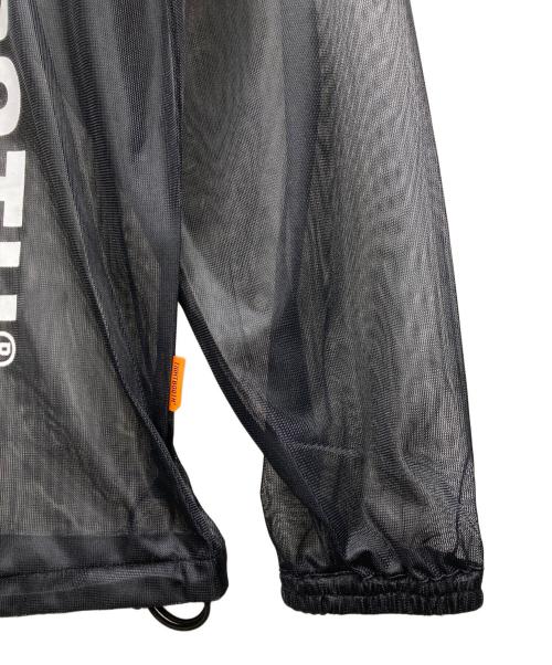 TIGHTBOOTH PRODUCTION（タイトブースプロダクション）TIGHTBOOTH PRODUCTION (タイトブースプロダクション) LABEL LOGO SHEER PARKA ブラック サイズ:M 未使用品の古着・服飾アイテム