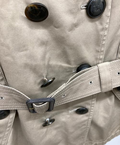 BURBERRY BLACK LABEL（バーバリーブラックレーベル）BURBERRY BLACK LABEL (バーバリーブラックレーベル) ショートトレンチコート ベージュ サイズ:Mの古着・服飾アイテム