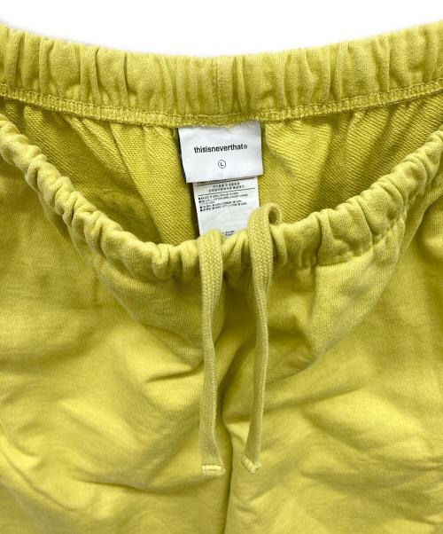thisisneverthat（ディスイズネバーザット）thisisneverthat (ディスイズネバーザット) Piping Sweatpant イエロー サイズ:Lの古着・服飾アイテム