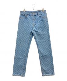 DAILY PAPER（デイリーペーパー）の古着「オーバーパターンデニムパンツ」｜インディゴ