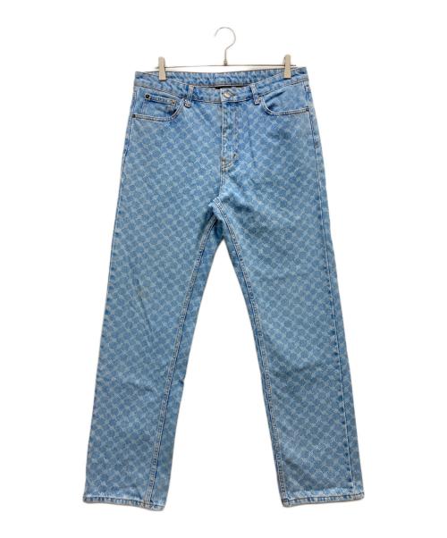 DAILY PAPER（デイリーペーパー）DAILY PAPER (デイリーペーパー) オーバーパターンデニムパンツ インディゴ サイズ:Mの古着・服飾アイテム