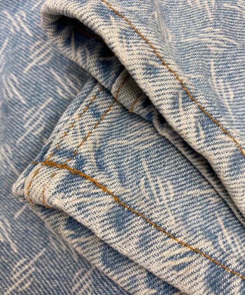 DAILY PAPER（デイリーペーパー）DAILY PAPER (デイリーペーパー) オーバーパターンデニムパンツ インディゴ サイズ:Mの古着・服飾アイテム