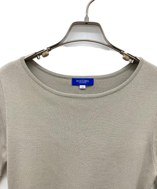 BURBERRY BLUE LABEL（バーバリー ブルー レーベル）BURBERRY BLUE LABEL (バーバリー ブルー レーベル) チェック切替半袖ワンピース ベージュ サイズ:38の古着・服飾アイテム