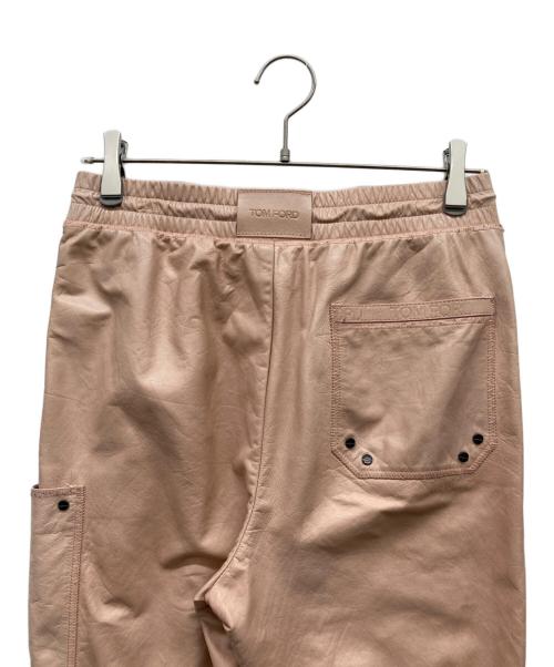 TOM FORD（トムフォード）TOM FORD (トムフォード) ラムレザーパンツ ピンク サイズ:36の古着・服飾アイテム