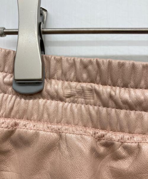 TOM FORD（トムフォード）TOM FORD (トムフォード) ラムレザーパンツ ピンク サイズ:36の古着・服飾アイテム