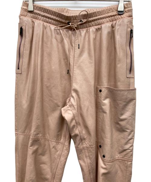 TOM FORD（トムフォード）TOM FORD (トムフォード) ラムレザーパンツ ピンク サイズ:36の古着・服飾アイテム