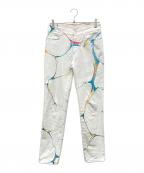 STELLA McCARTNEYステラマッカートニー）の古着「Boyfriend Denim White Marble Wash」｜ホワイト