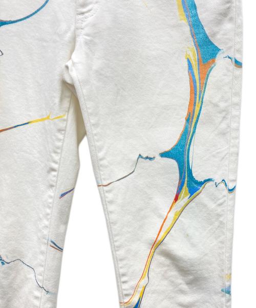 STELLA McCARTNEY（ステラマッカートニー）STELLA McCARTNEY (ステラマッカートニー) Boyfriend Denim White Marble Wash ホワイト サイズ:26の古着・服飾アイテム