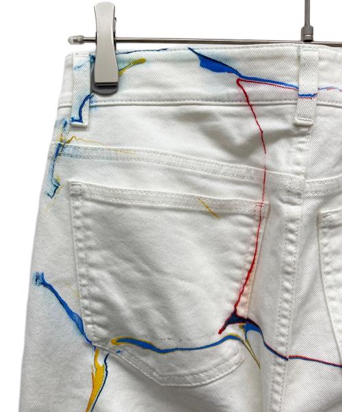 STELLA McCARTNEY（ステラマッカートニー）STELLA McCARTNEY (ステラマッカートニー) Boyfriend Denim White Marble Wash ホワイト サイズ:26の古着・服飾アイテム