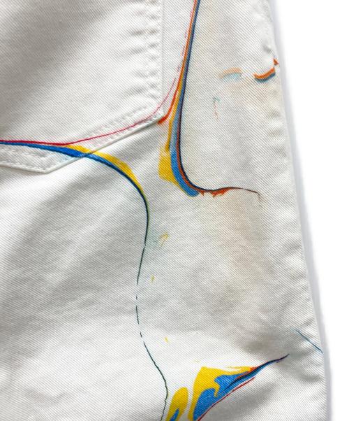 STELLA McCARTNEY（ステラマッカートニー）STELLA McCARTNEY (ステラマッカートニー) Boyfriend Denim White Marble Wash ホワイト サイズ:26の古着・服飾アイテム