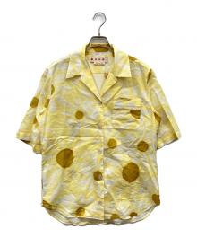 MARNI（マルニ）の古着「花柄オープンカラーシャツ」｜イエロー
