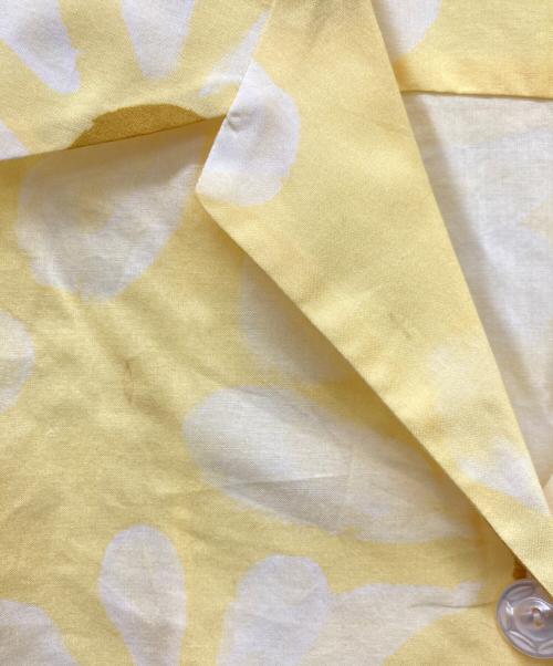 MARNI（マルニ）MARNI (マルニ) 花柄オープンカラーシャツ イエロー サイズ:38の古着・服飾アイテム