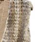 中古・古着 BRUNELLO CUCINELLI (ブルネロクチネリ) シークイン付きニットベスト ベージュ サイズ:S：20000円