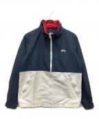 stussyステューシー）の古着「65/35クロスジャケット」｜ブラック