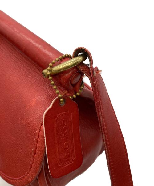 COACH（コーチ）COACH (コーチ) ショルダーバッグ レッドの古着・服飾アイテム