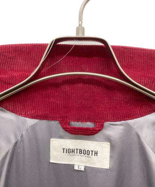 TIGHTBOOTH PRODUCTION（タイトブースプロダクション）TIGHTBOOTH PRODUCTION (タイトブースプロダクション) コーデュロイジャケット レッド サイズ:Lの古着・服飾アイテム