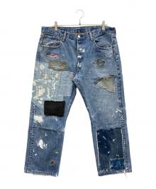 LEVI'S（リーバイス）の古着「パッチワークデニムパンツ」｜インディゴ