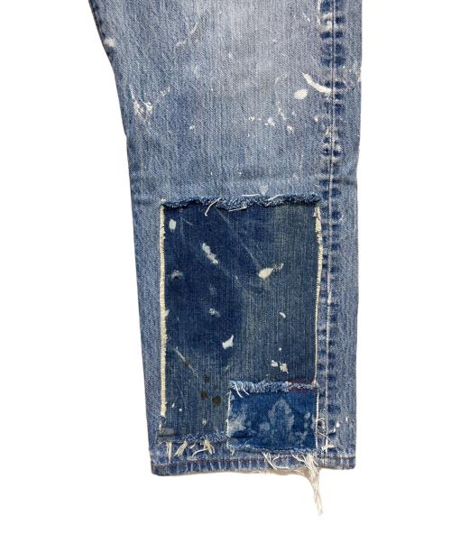LEVI'S（リーバイス）LEVI'S (リーバイス) パッチワークデニムパンツ インディゴ サイズ:38×29の古着・服飾アイテム