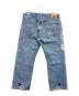 LEVI'S (リーバイス) パッチワークデニムパンツ インディゴ サイズ:38×29：7000円