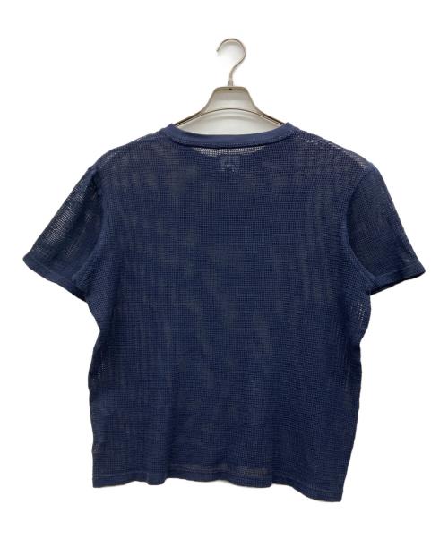 stussy（ステューシー）stussy (ステューシー) メッシュカットソー ネイビー サイズ:Lの古着・服飾アイテム