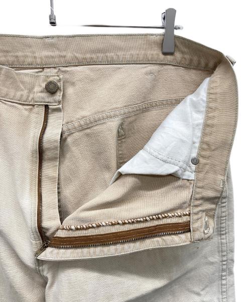 CarHartt（カーハート）CarHartt (カーハート) ダック地ワークパンツ 星タグ ベージュ サイズ:38×34の古着・服飾アイテム