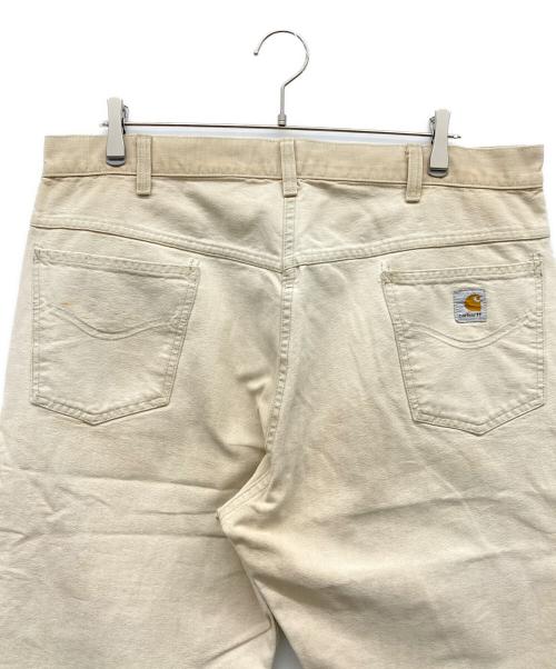 CarHartt（カーハート）CarHartt (カーハート) ダック地ワークパンツ 星タグ ベージュ サイズ:38×34の古着・服飾アイテム