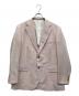 Aquascutum（アクアスキュータム）の古着「ウールリネンシルク混テーラードジャケット」｜ピンク