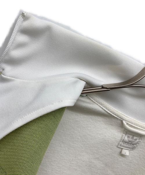 adidas（アディダス）adidas (アディダス) トラックジャケット ホワイト×グリーン サイズ:Freeの古着・服飾アイテム