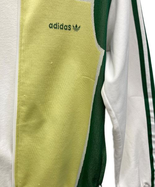 adidas（アディダス）adidas (アディダス) トラックジャケット ホワイト×グリーン サイズ:Freeの古着・服飾アイテム