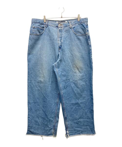 ANCHOR BLUE（アンカーブルー）ANCHOR BLUE (アンカーブルー) 90s カットオフバギーデニムパンツ インディゴ サイズ:40×32の古着・服飾アイテム