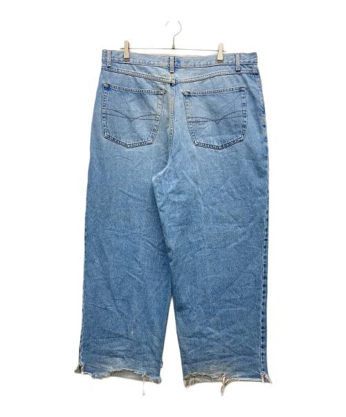 ANCHOR BLUE（アンカーブルー）ANCHOR BLUE (アンカーブルー) 90s カットオフバギーデニムパンツ インディゴ サイズ:40×32の古着・服飾アイテム