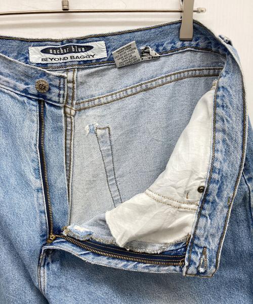 ANCHOR BLUE（アンカーブルー）ANCHOR BLUE (アンカーブルー) 90s カットオフバギーデニムパンツ インディゴ サイズ:40×32の古着・服飾アイテム