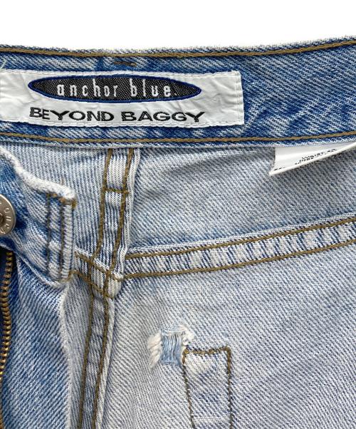 ANCHOR BLUE（アンカーブルー）ANCHOR BLUE (アンカーブルー) 90s カットオフバギーデニムパンツ インディゴ サイズ:40×32の古着・服飾アイテム