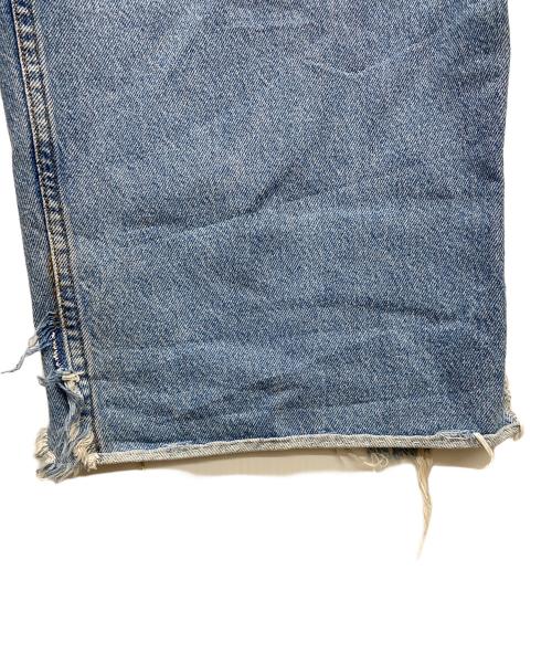 ANCHOR BLUE（アンカーブルー）ANCHOR BLUE (アンカーブルー) 90s カットオフバギーデニムパンツ インディゴ サイズ:40×32の古着・服飾アイテム
