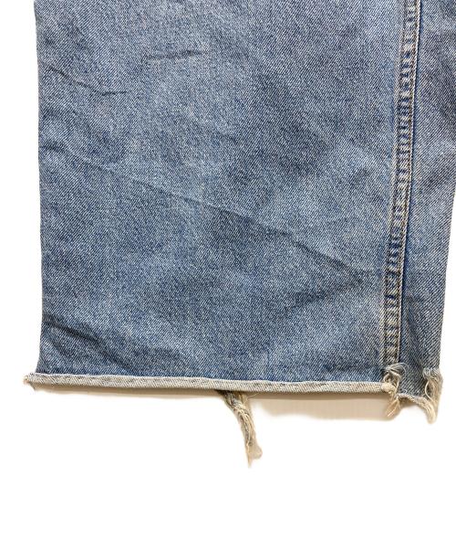 ANCHOR BLUE（アンカーブルー）ANCHOR BLUE (アンカーブルー) 90s カットオフバギーデニムパンツ インディゴ サイズ:40×32の古着・服飾アイテム