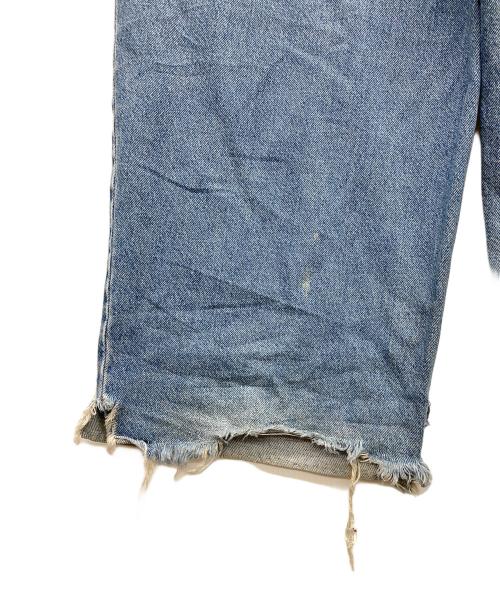 ANCHOR BLUE（アンカーブルー）ANCHOR BLUE (アンカーブルー) 90s カットオフバギーデニムパンツ インディゴ サイズ:40×32の古着・服飾アイテム