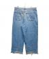 ANCHOR BLUE (アンカーブルー) 90s カットオフバギーデニムパンツ インディゴ サイズ:40×32：8000円