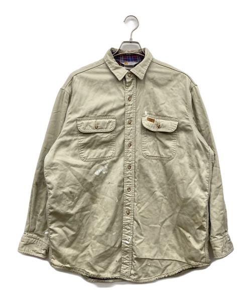 CarHartt（カーハート）CarHartt (カーハート) ワークシャツジャケット ベージュ サイズ:不明の古着・服飾アイテム
