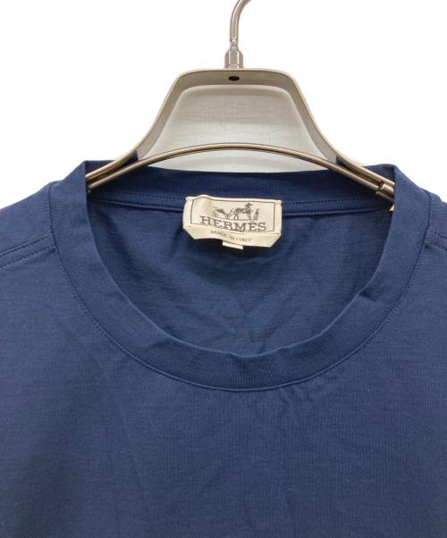 HERMES（エルメス）HERMES (エルメス) 20SS ロングスリーブカットソー ネイビー サイズ:Lの古着・服飾アイテム