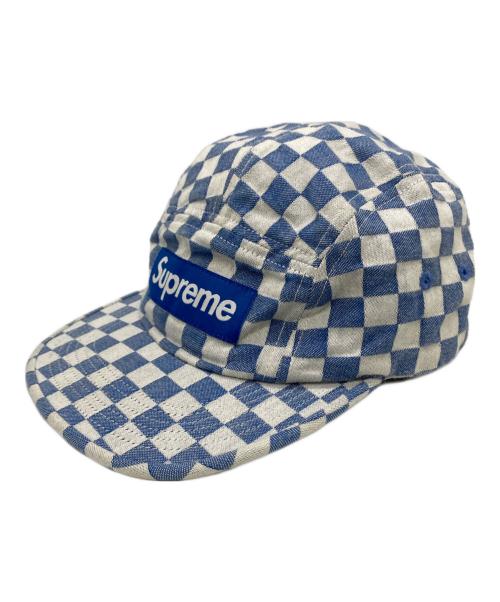 SUPREME（シュプリーム）Supreme (シュプリーム) Checkerboard Camp Cap スカイブルーの古着・服飾アイテム