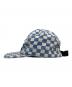 Supreme (シュプリーム) Checkerboard Camp Cap スカイブルー：8000円